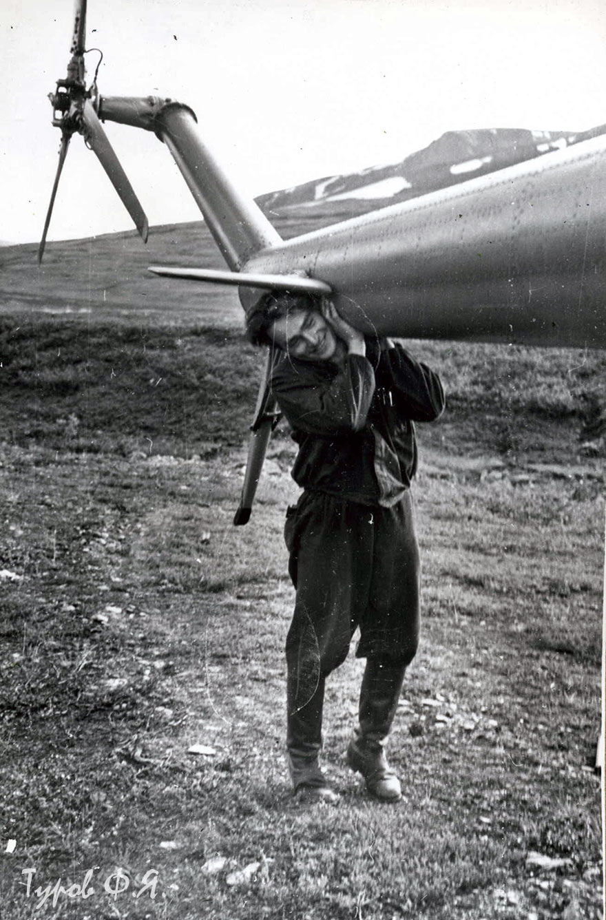 Вертолетчик А.Григорьев 1960-е