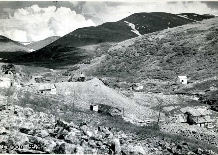Горный участок харбейского месторождения в 1961